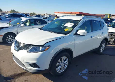 2015 Nissan Rogue Sv z USA, uszkodzony, nr VIN KNMAT2MT0FP591782
